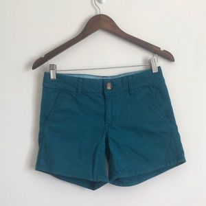 American Eagle Teal Midi Short